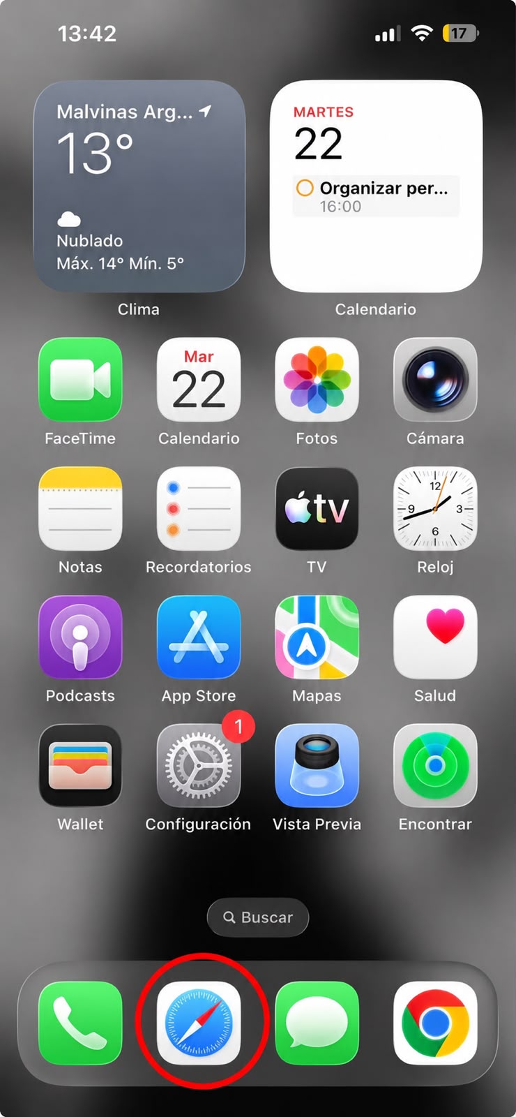 Paso 1 - Abrir Safari