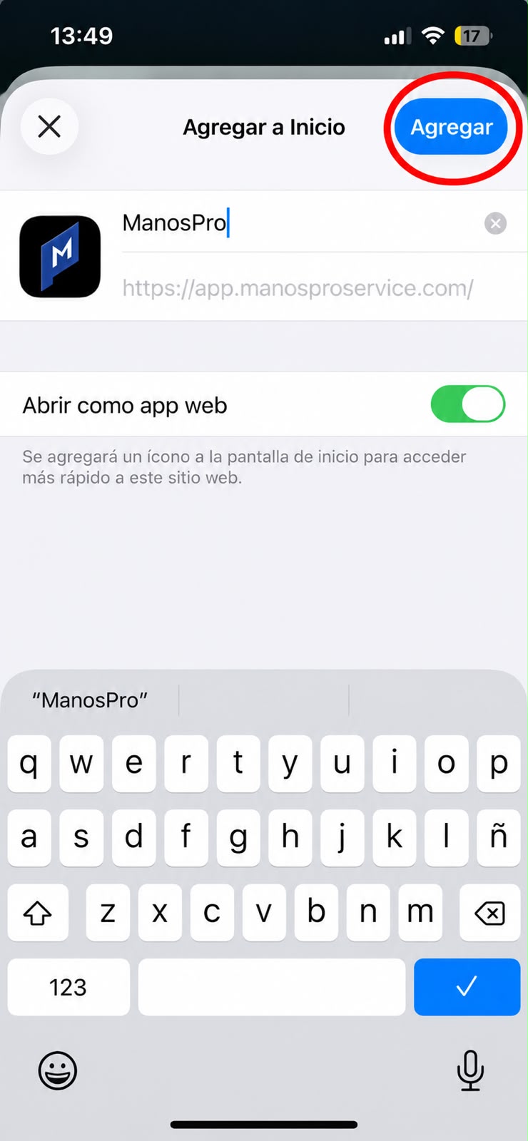 Paso 7 - Agregar Manos Pro